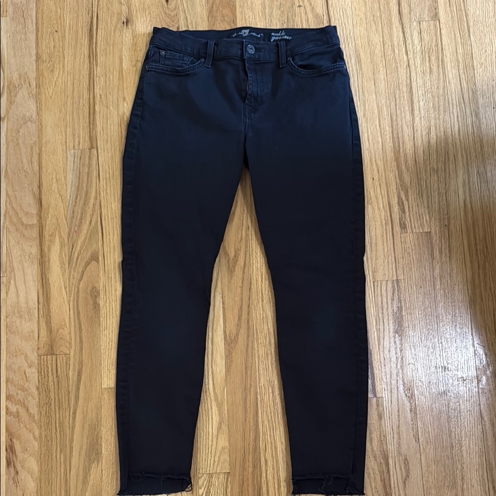 7 For All Mankind Dark Skinny Jeans
